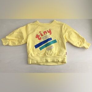Tiny Cottons yellow sweatshirt 3T NWOT